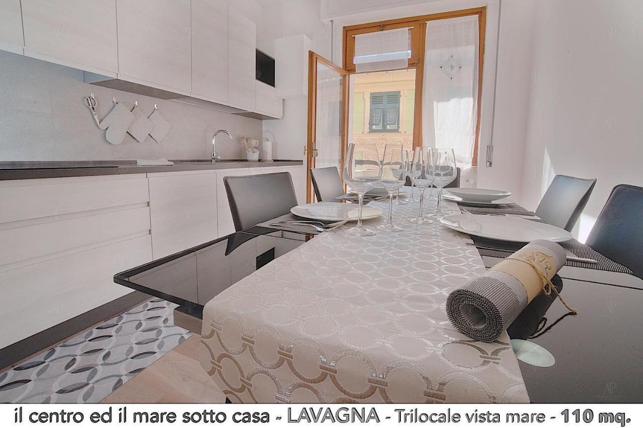 Il Centro Ed Il Mare Sotto Casa Daire Lavagna Dış mekan fotoğraf